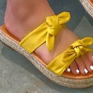 Bow Tie Sandal - Red